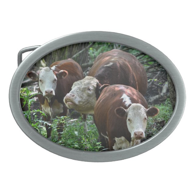 Holy Cow Belt Buckle (Front)
