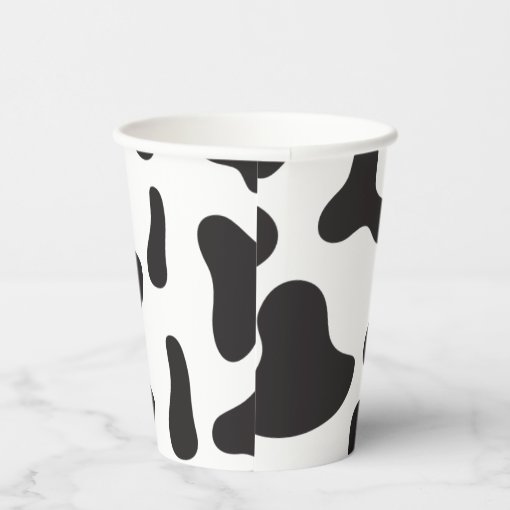 Holy Cow Birthday Cow Print Farm Paper Cups | Zazzle