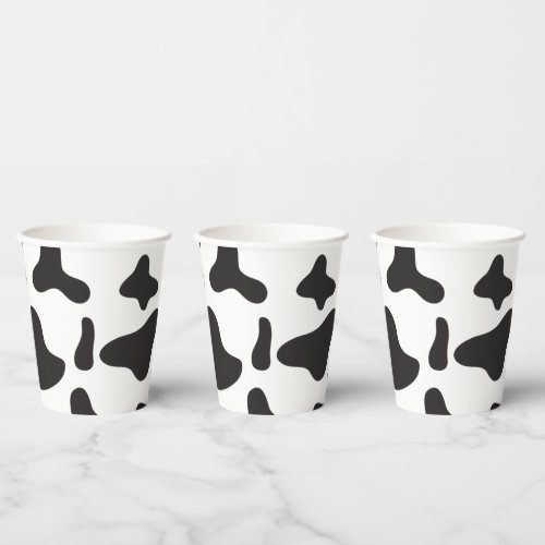 Holy Cow Birthday Cow Print Farm Paper Cups