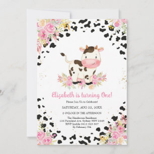 Holy Cow Birthday Invitation
