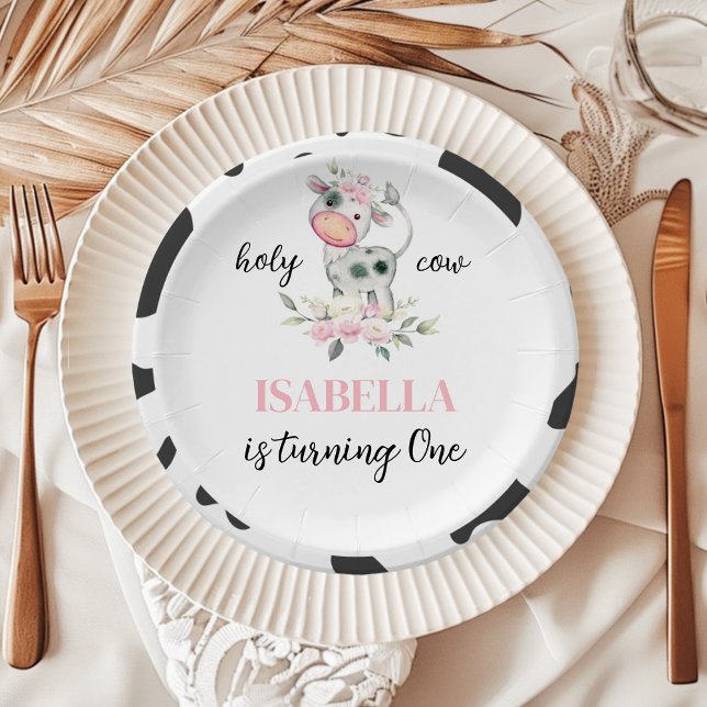Holy Cow Birthday Paper Plates (Creator Uploaded)