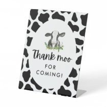 Holy Cow Boy Birthday Thank Moo For Coming Sign