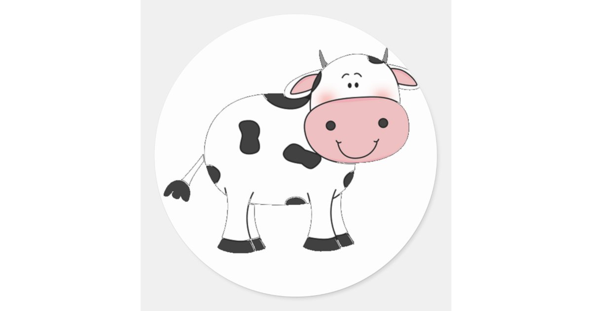 Holy Cow Classic Round Sticker | Zazzle.com