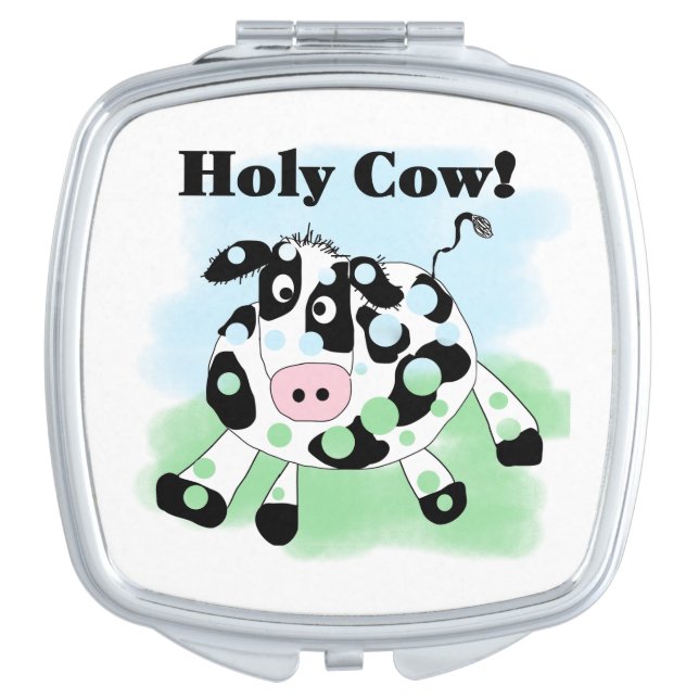 Holy Cow Compact Mirror (Front)