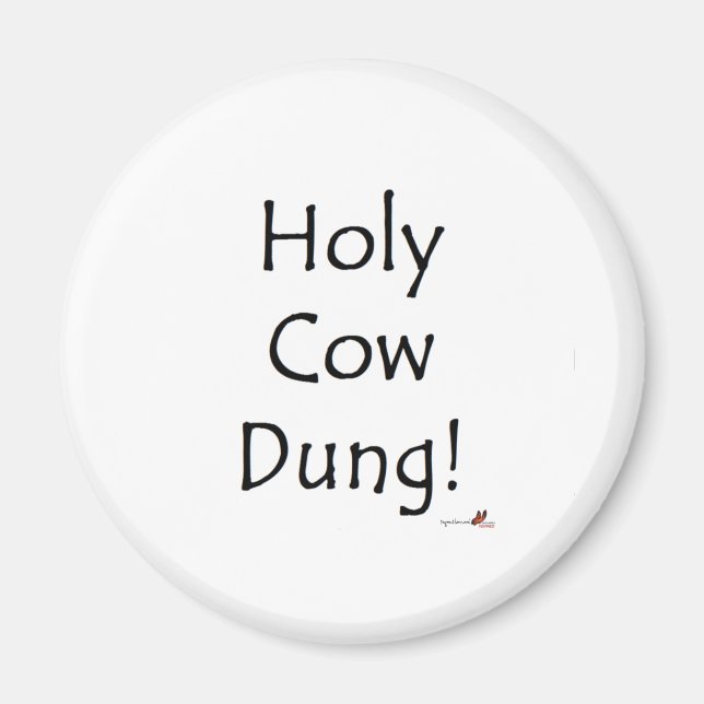 Holy Cow Dung Magnet (Front)