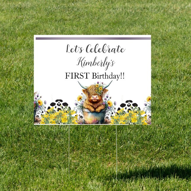 Holy Cow First Birthday  Sign (Creator Uploaded)