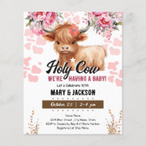 Holy Cow Floral Baby Shower