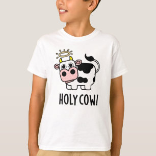Holy Cow Funny Animal Pun T-Shirt