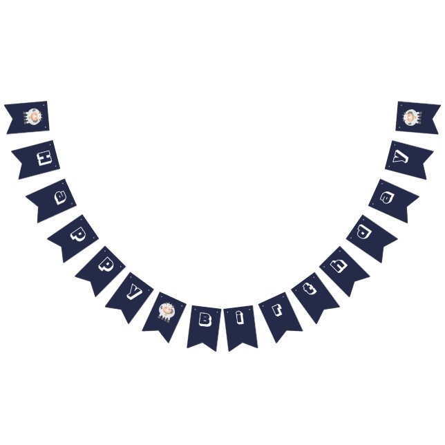 Holy Cow Funny Over The Hill Birthday Celebration Bunting Flags (All)