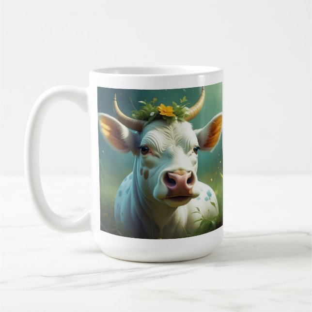 Holy Cow, I Need Some Coffee Funny Coffee Mug (Left)