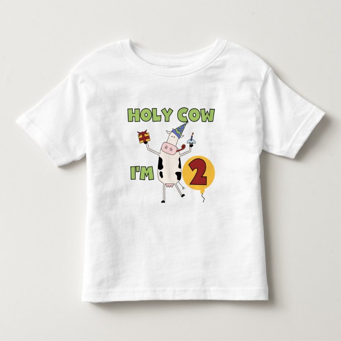 cow birthday shirt