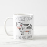 Holy Cow I'm 40 Now Funny 40th Birthday Forty Year Coffee Mug<br><div class="desc">Holy Cow I'm 40 Now Funny 40th Birthday Forty Year Old Humor  .</div>