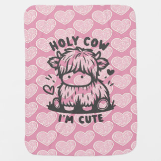 Holy Cow I'm Cute for Baby Bliss Blanket