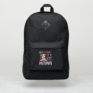 Holy Cow I'm Going To Be A Mama Gender Reveal Part Port Authority® Backpack