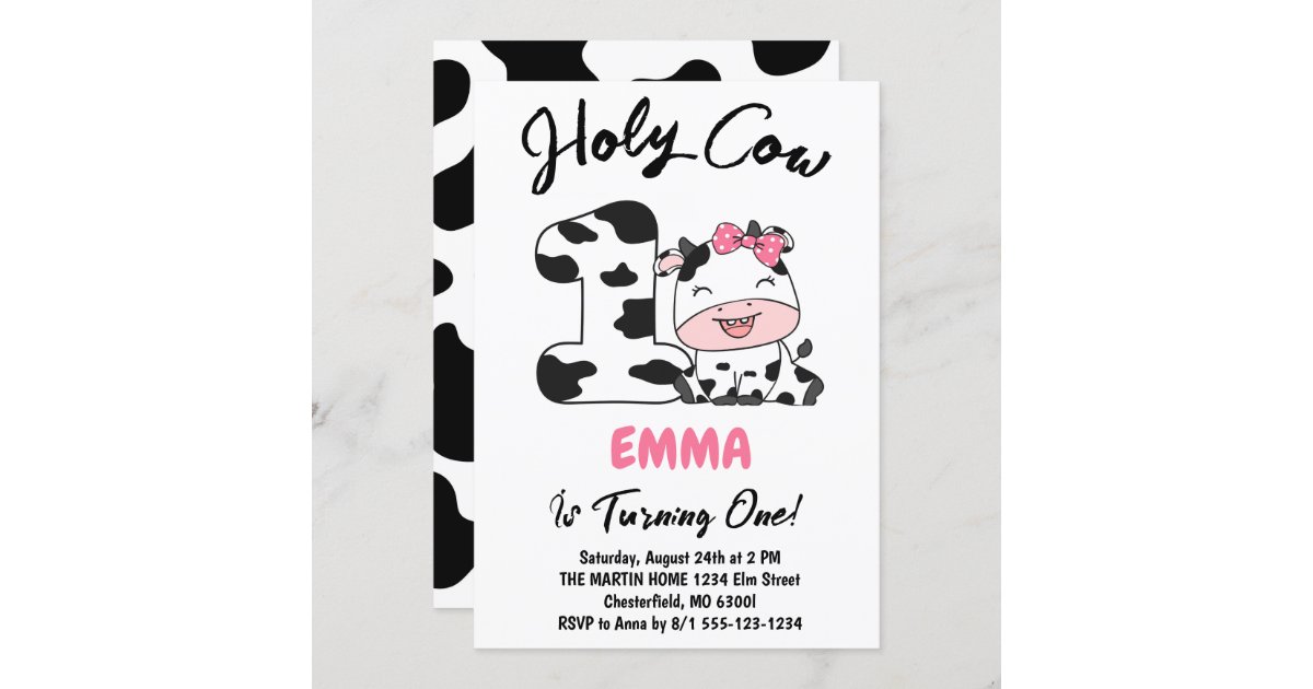 Holy Cow! - Birthday Card