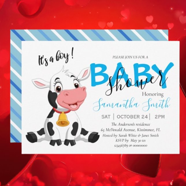 Holy Cow! It’s a Baby Boy Announcement (Get ready to moo-ve over for some exciting news! We’re throwing a boho baby shower  )