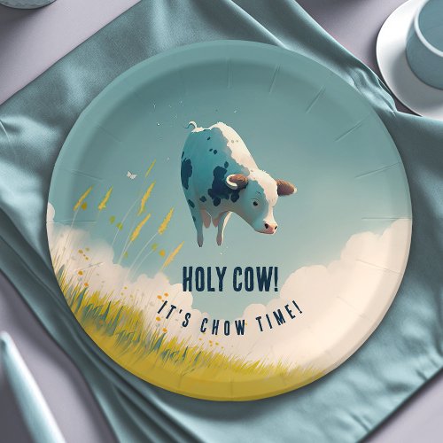 Holy Cow Its Chow Time Birthday Party Paper Plates