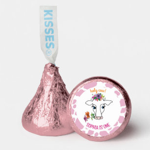 Holy Cow Pink 1st Birthday Hershey®'s Kisses®