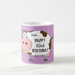 Holy Cow!-This is your "any age here" birthday Coffee Mug