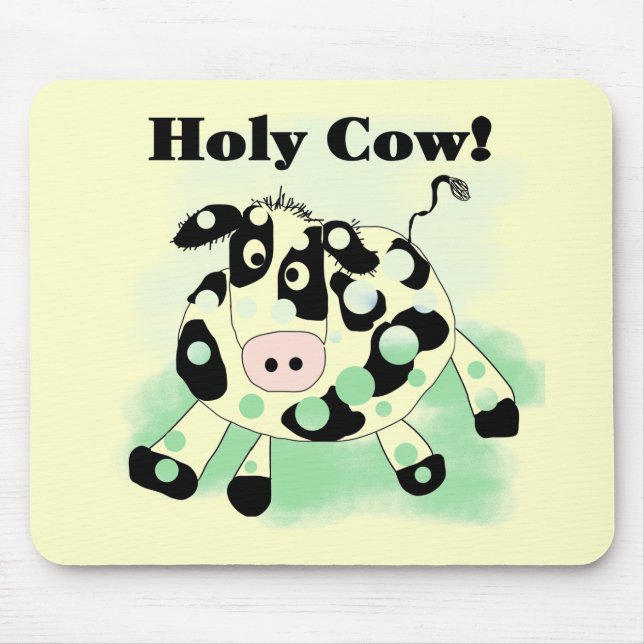 Holy Cow Tshirts and Gifts Mouse Pad (Front)