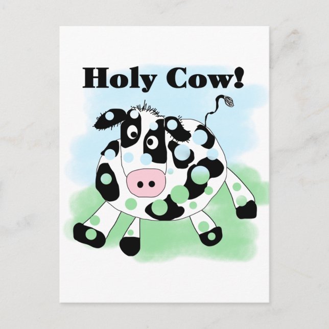 Holy Cow Tshirts and Gifts Postcard (Front)