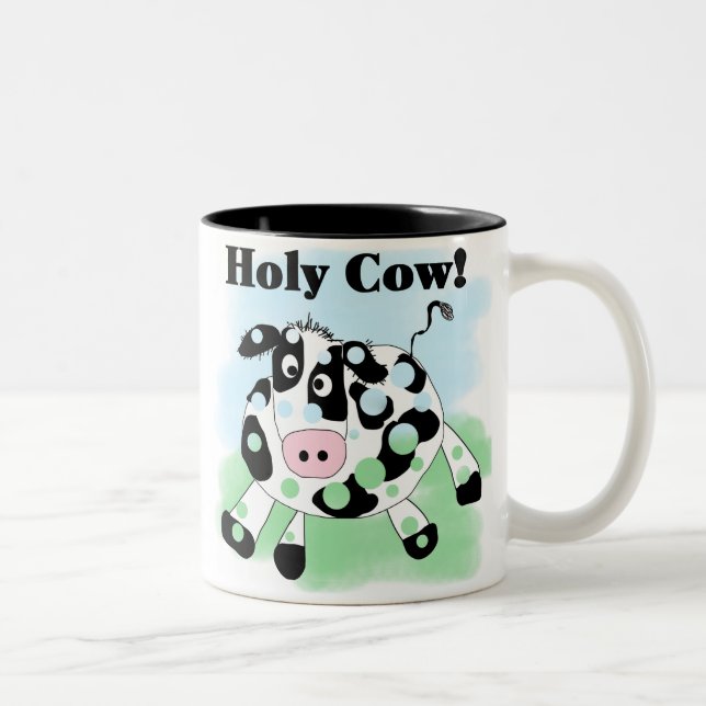 Holy Cow Two-Tone Coffee Mug (Right)