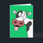 Holy Cow You're 40! Funny 40th Birthday Card<br><div class="desc">Holy Cow,  You're 40! Funny 40th Milestone Birthday Card. A great card featuring a cartoon cow for anyone celebrating their 40th birthday. Can you believe that you're forty already? This hilarious cow card is perfect for a farmer,  cow lover,  animal lover or anyone who has a sense of humor!</div>