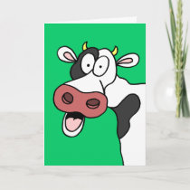 Holy Cow You're 75! Funny 75th Birthday Card
