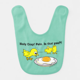 Holy Crap! Pete Humor Baby Bib