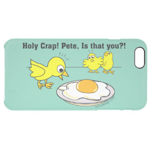 Holy Crap! Pete Humor Clear iPhone 6 Plus Case