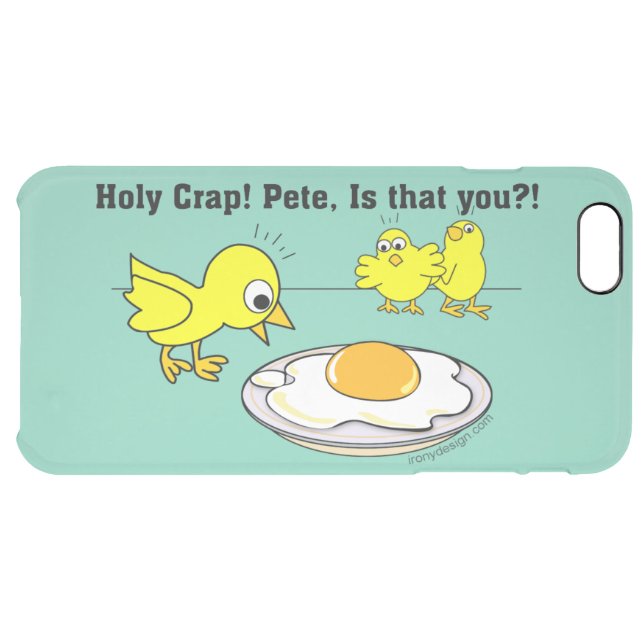 Holy Crap! Pete Humor Uncommon iPhone Case (Back Horizontal)