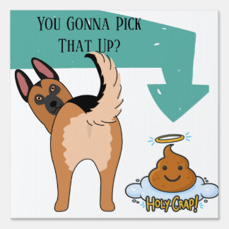 Holy Crap Poop Sign