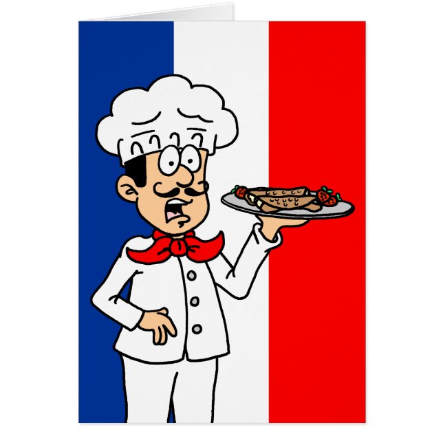Holy Crepe French Flag 60th Birthday Card (Front)