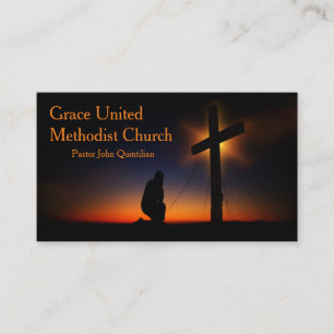 Holy Cross at Sunset (Personalize) Business Card
