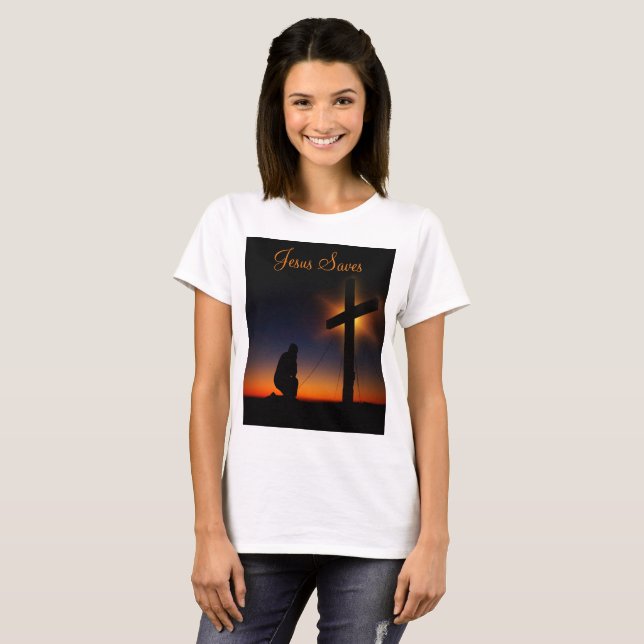 Holy Cross at Sunset (Personalize) T-Shirt (Front Full)