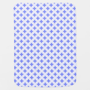 Holy Cross Baby Blanket, Blue Blanket