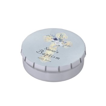 Holy Cross Baptism  Candy Tin by lucykitty at Zazzle