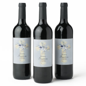 Holy Cross Baptism   Wine Label