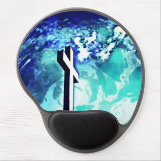 Holy Cross Blue Skies Gel Mouse Pad