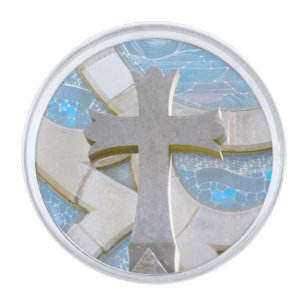 Holy Cross - Christian Cross Lapel Pin