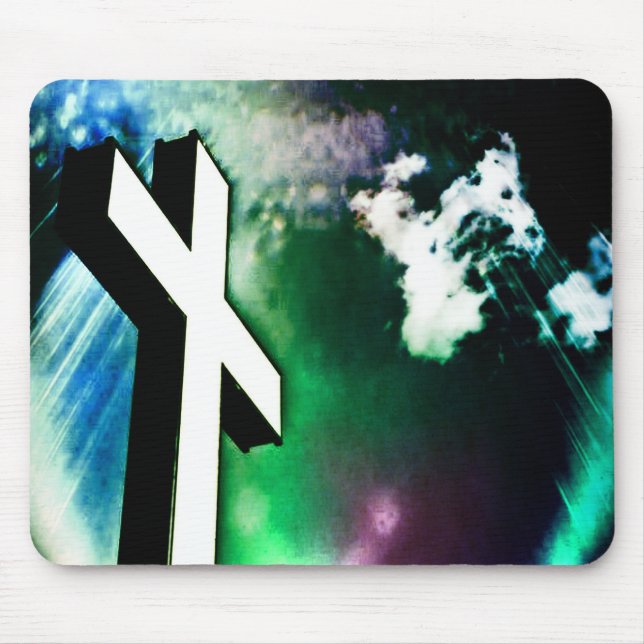 Holy Cross Devine Color Mouse Pad (Front)