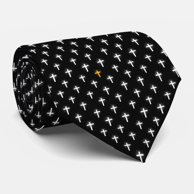 Holy Cross Neck Tie (Rolled)
