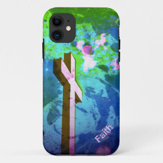 Holy Cross Painted iPhone 11 Case