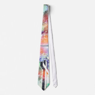 Holy Cross Pastel Distressed Neck Tie