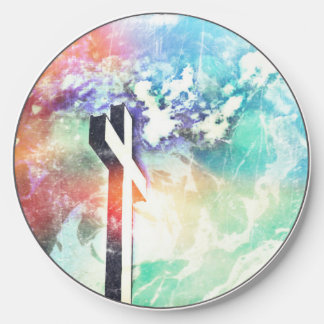 Holy Cross Pastel Distressed  Wireless Charger