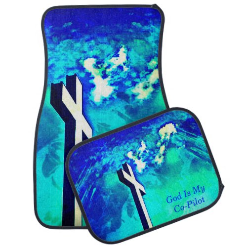 Holy Cross Sapphire Blue N AquaCo_Pilot Car Mats