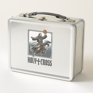 Holy Cross Vintage Basketball Religious Shirt Metal Lunch Box