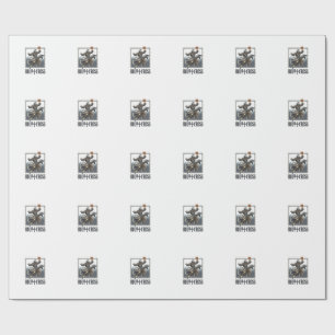 Holy Cross Vintage Basketball Religious Shirt Wrapping Paper