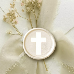 Holy Cross Wax Seal Sticker