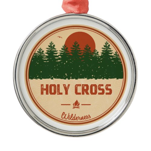 Holy Cross Wilderness Colorado Metal Ornament